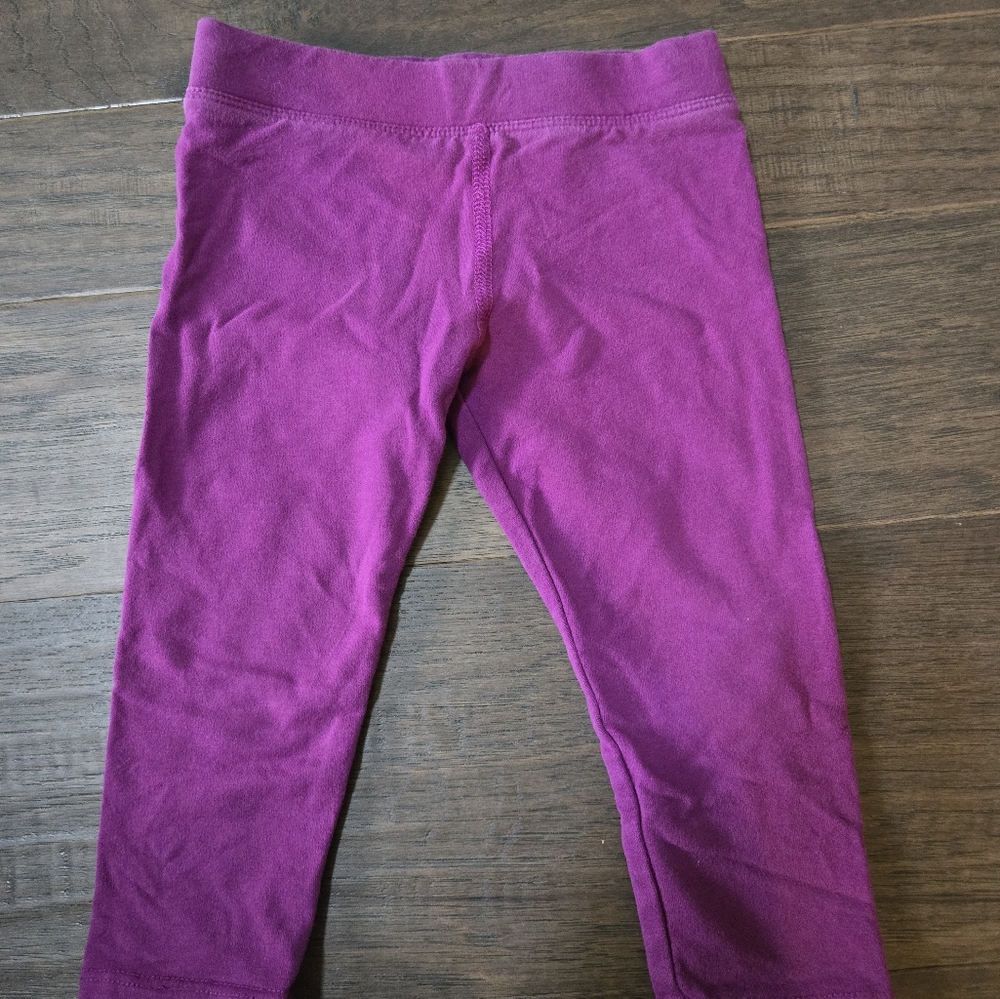 Primary Boysenberry French Terry Leggings 18-24m